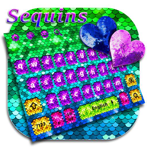 Sequins Heart Keyboard 10001003