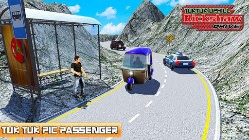 Tuk Tuk Uphill Auto Rickshaw screenshot 1
