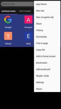 UniBro Browser screenshot 1