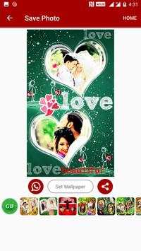 Love Heart Dual Photo Frame screenshot 7