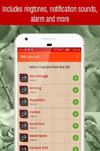 bird ringtones for phone, bird sounds ringtones screenshot 4