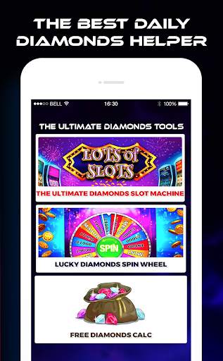 Free Diamonds Slots for Mobile Diamonds Legends screenshot 1