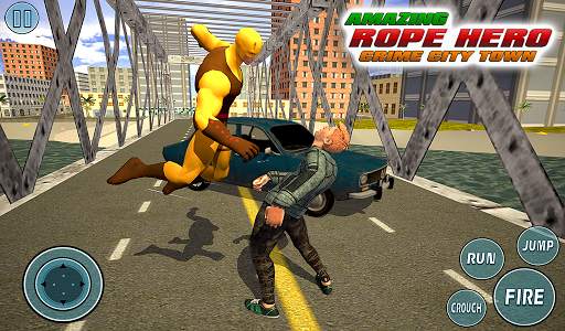 Super Vice Town Rope Hero: Crime Simulator screenshot 7