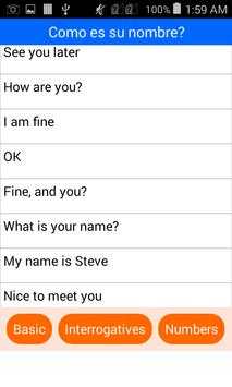 Speak - Talk Learn Spanish screenshot 2