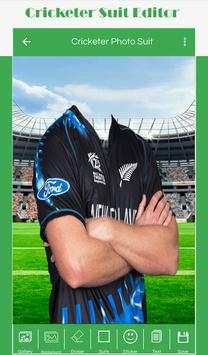 Cricketer Photo Suit screenshot 4