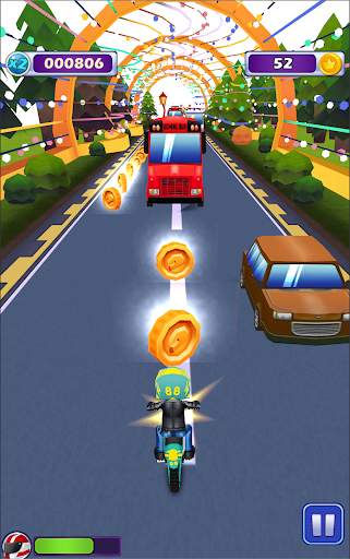 Subway Motorbike Runner screenshot 4