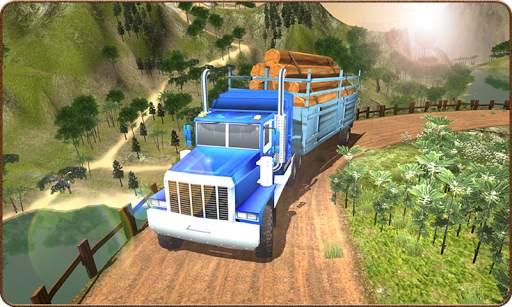 Truck Simulator Offroad Trailer Driver Uphill 2018 screenshot 1