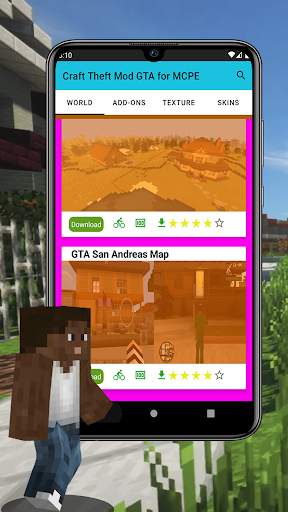 Craft Theft Mod GTA for MCPE screenshot 2