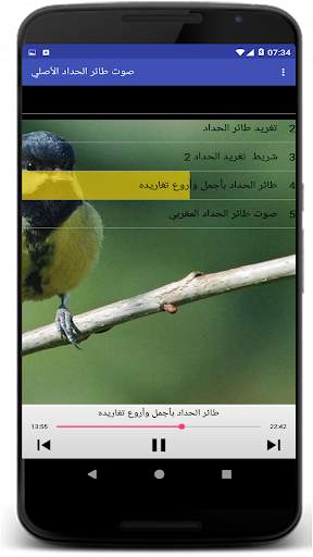صوت طائر الحداد screenshot 2