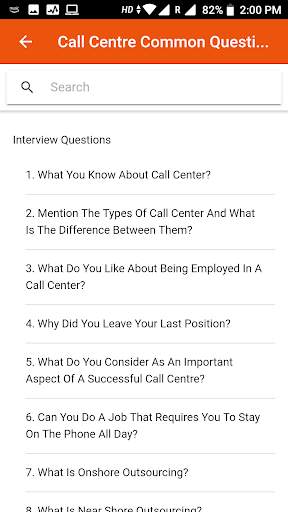 Call center interview question answers screenshot 2