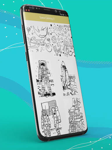 Galaxy - Astronauts Coloring Games screenshot 2