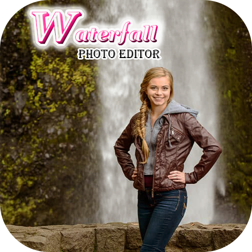 Waterfall Photo Frame : Cut Paste Editor иконка