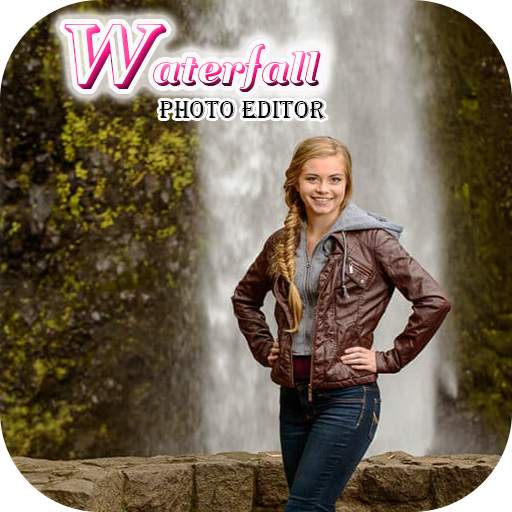 Waterfall Photo Frame : Cut Paste Editor 1.9