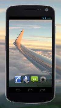 4K View from Airplane Video Live Wallpaper screenshot 1