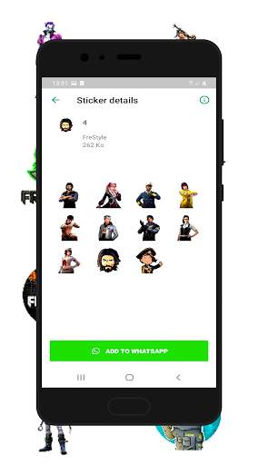 FreFire 🔥 Stickers WAStickersApps F🔥F screenshot 4