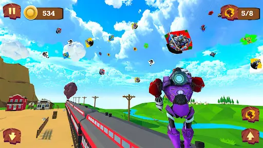 Robot Kite Flying : kite game screenshot 4