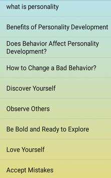 Personality Development screenshot 1