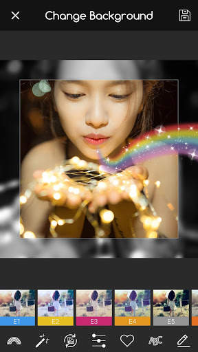 Rainbow Overlay Photo Lab Effect App screenshot 2