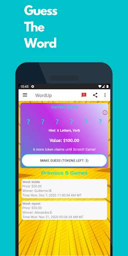 WordUp screenshot 2