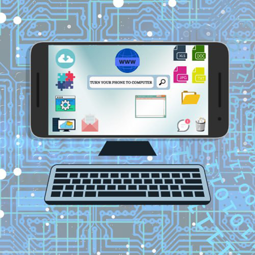 Turn your phone to gaming pc : computer emulator icon