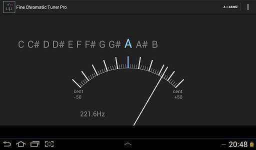 Fine Chromatic Tuner Pro screenshot 4