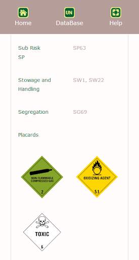 IMO Class Dangerous Goods screenshot 7