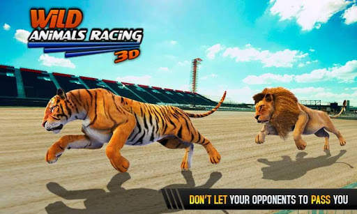 Animaux sauvages Racing 3D screenshot 2