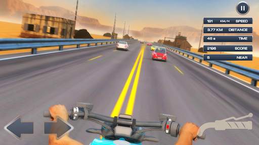 Highway Bike Traffic Drive screenshot 3