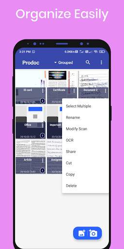 Prodoc Scanner: PDF, OCR, Compress Docs & No Ads screenshot 5