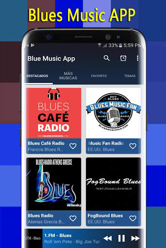 Blue Music App - Blues Music screenshot 1