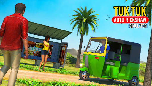 Tuk Tuk Auto 인력거 3D 게임 screenshot 5