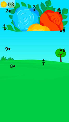 flowers coloring game with numbers screenshot 4