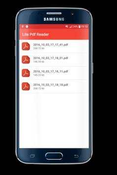 Lite PDF Reader screenshot 1