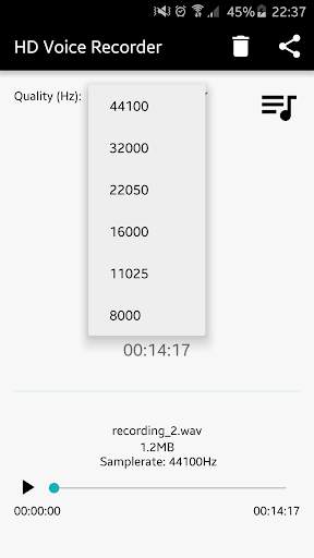 HD Voice Audio Recorder 4 تصوير الشاشة