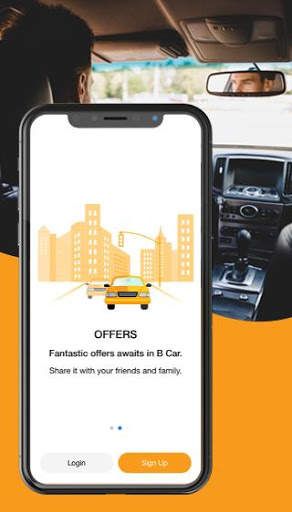 B Car - Ride Hailing App स्क्रीनशॉट 1
