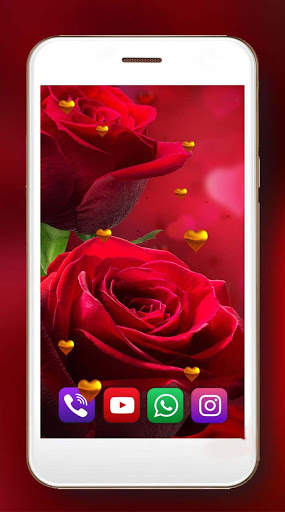 Roses Red Love Live Wallpaper screenshot 3