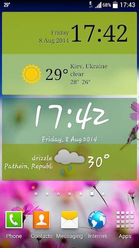 Weather ACE Clock Widget Pack screenshot 3