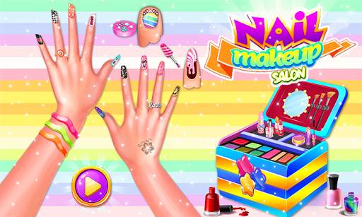 Girl Nail salon Simulator: Nail games for girls screenshot 1