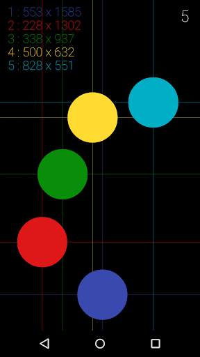 MultiTouch Test screenshot 2