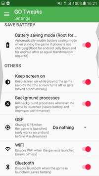 Tweaks for GO screenshot 2