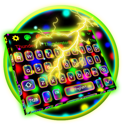 Thunder Neon Light Keyboard icon