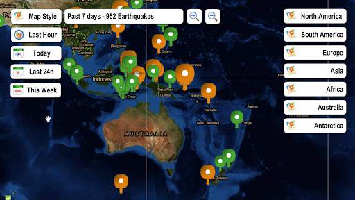 Live Earthquake Map screenshot 3
