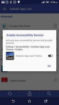 Aviation App Lock Theme screenshot 4