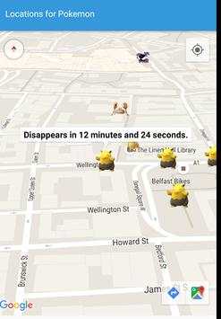 Locations for Pokemon screenshot 2
