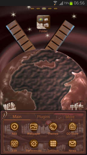 Chocolate GO Launcher EX Theme screenshot 6