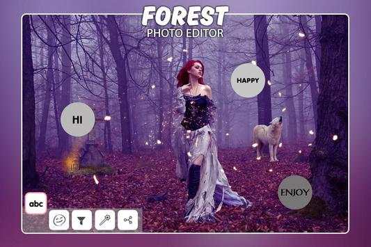 Forest Photo Editor screenshot 1