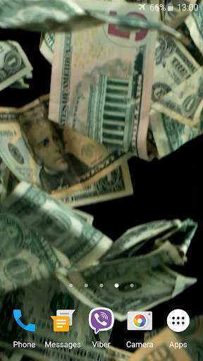 Falling Money 3D Wallpaper स्क्रीनशॉट 4