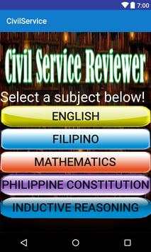 Civil Service Reviewer скриншот 2