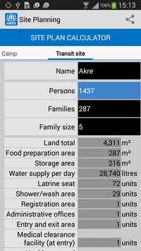 UNHCR Refugee Site Planning स्क्रीनशॉट 4