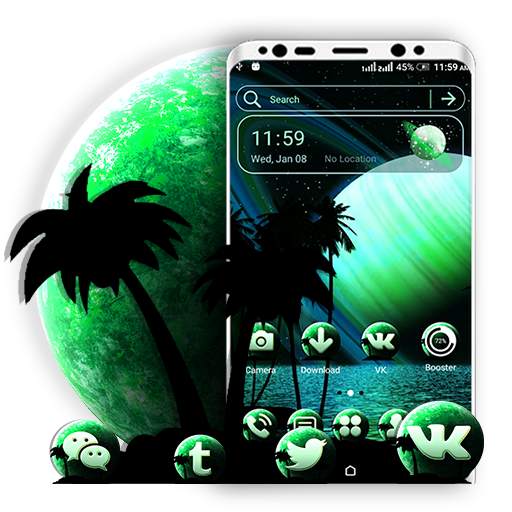 Green Planet Launcher Theme 1.0.1